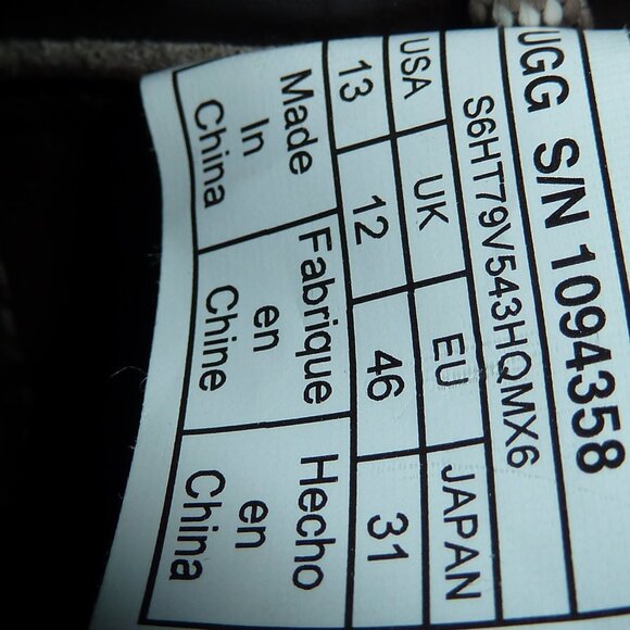 Ugg Mens Freamon Waterproof Chukka Boot. Taupe (tan/gray) color. Excellent used - Picture 12 of 14